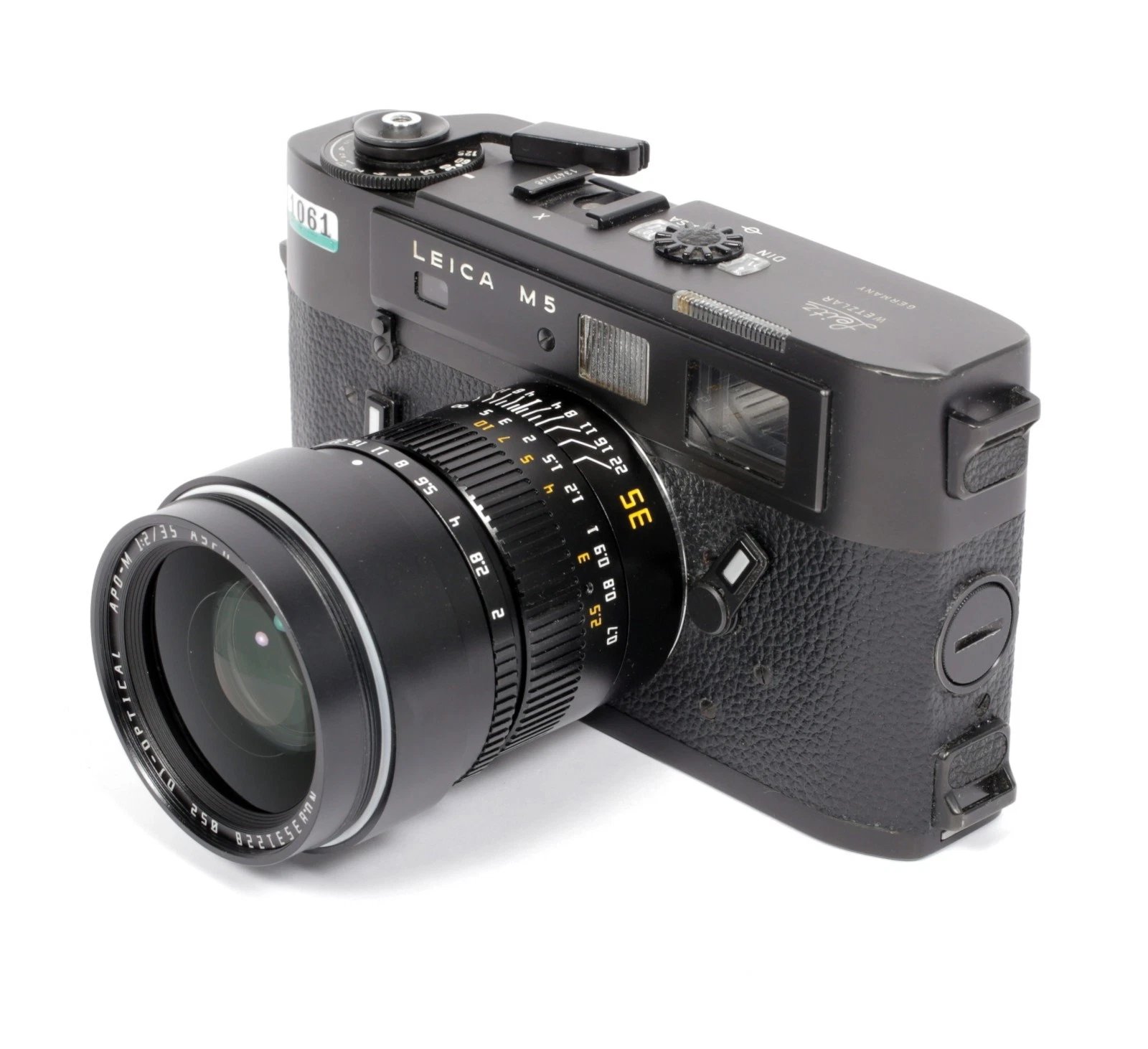 Leica M5 3ラグ Leica M5 3 lug 35mm camera with NEW 35mm F2 ASPH lens #1061 CLA +